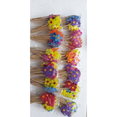 30 bông hoa bé ngoan nỉ- hoa cài bảng hoa bé ngoan