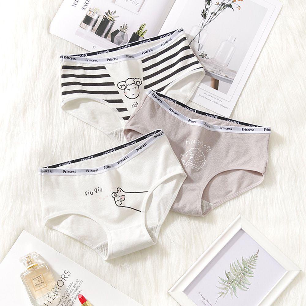 Quần Lót Lưng Vừa Mềm Mại Thoáng Khí Thoải Mái Cho Nữ