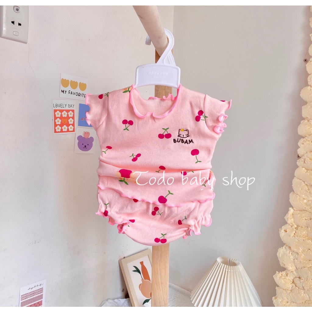 Đồ bộ bé gái sơ sinh 0 - 2 tuổi, đồ cho bé gái mặc ở nhà