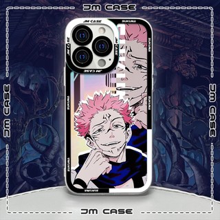 Ốp lưng iphone samsung xiaomi oppo cạnh vuông JMCase Sukuna Hologram Anime Manga Jujutsu Kaisen