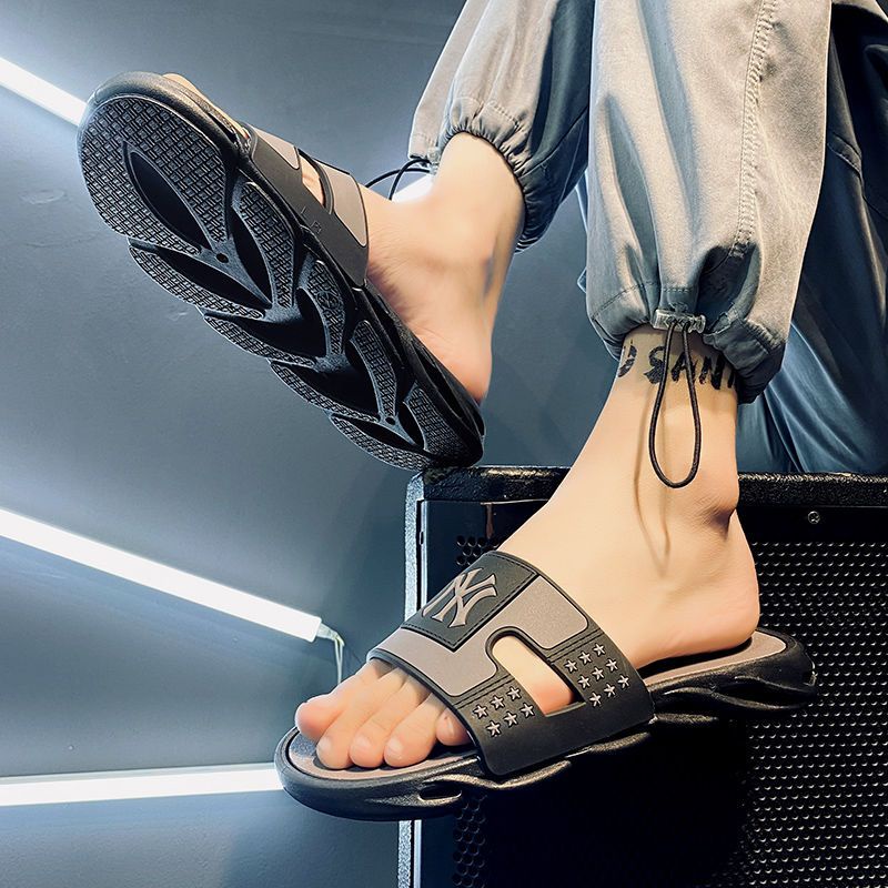 Dép Sandal Mlb Đế Bằng Thời Trang Đi Biển Mùa Hè Cho Nam