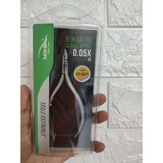 Kềm nghĩa cắt da inox d05x mũi 16, kìm nghĩa nhặt da d05x mũi 16, kìm nghĩa d05x