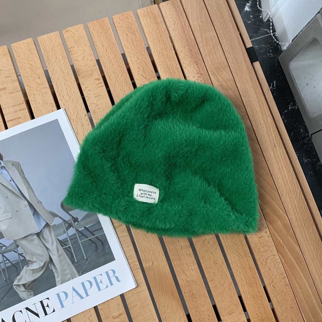 Mũ Len Trùm Đầu Dày Dặn Giữ Ấm Tai Phong Cách Hàn Quốc Thời Trang Thu Đông 2022