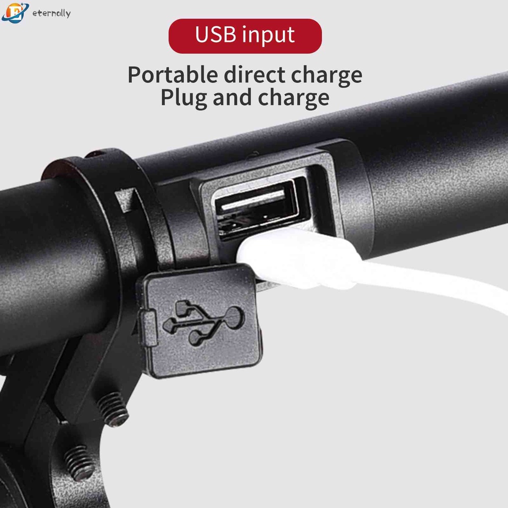 Bộ Thanh Nối Dài Tay Lái Xe Đạp MTB Kèm Đèn Và Giá Đỡ Đôi Mở Rộng