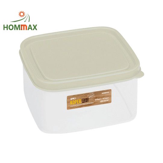 (KOMAX) Hộp nhựa vuông Koper 700ml - 50682, nhựa PP chịu được 100oC, an toàn cho sức khỏe, nhập khẩu