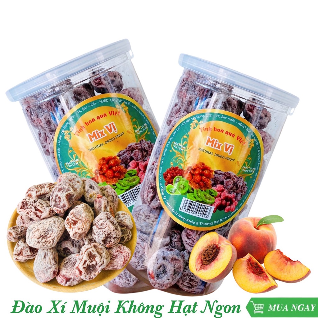 500g đào xí muội không hạt thơm ngon