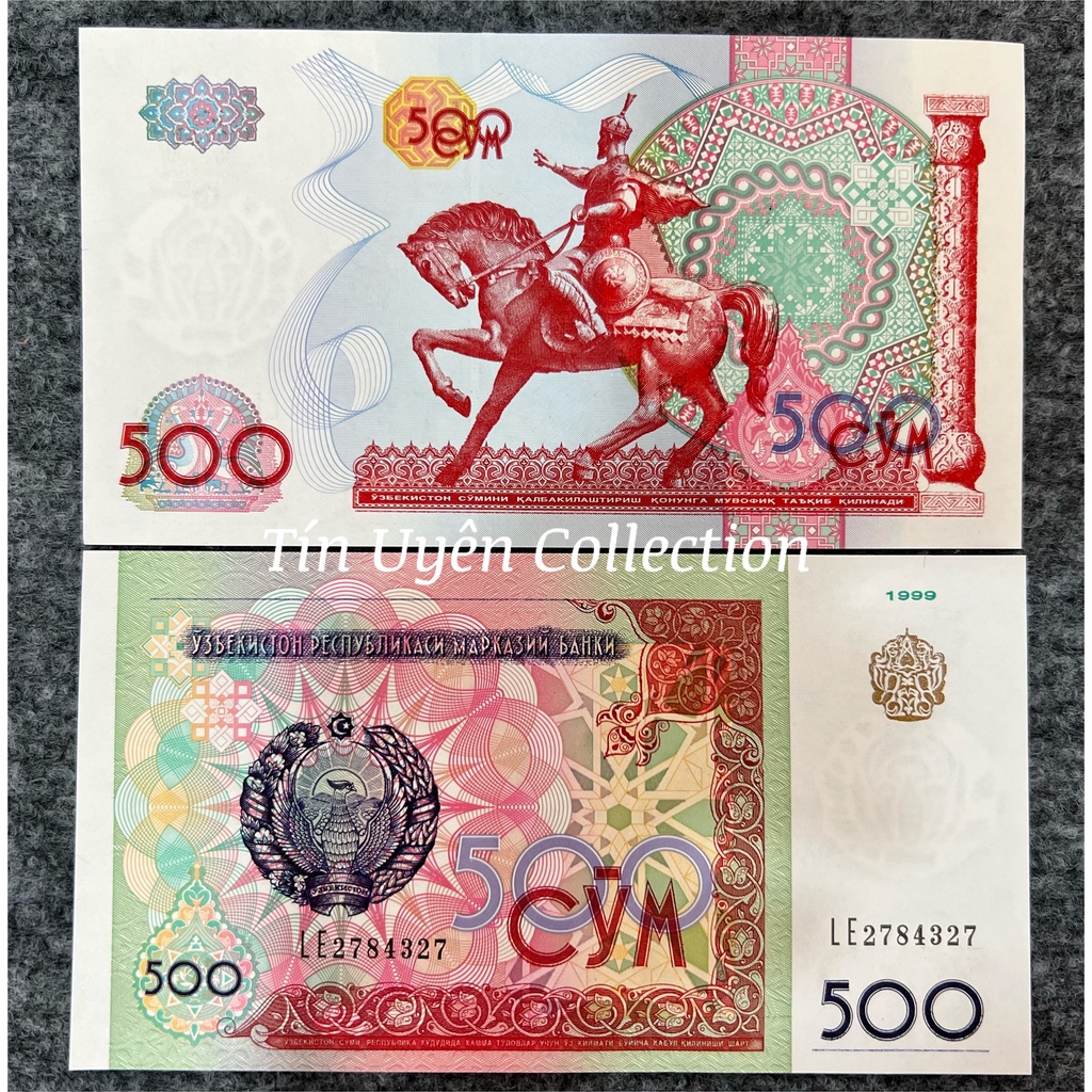 Tờ Ngựa Mã Đáo Thành Công Uzebekistan may mắn sưu tầm biếu tặng độc đáo