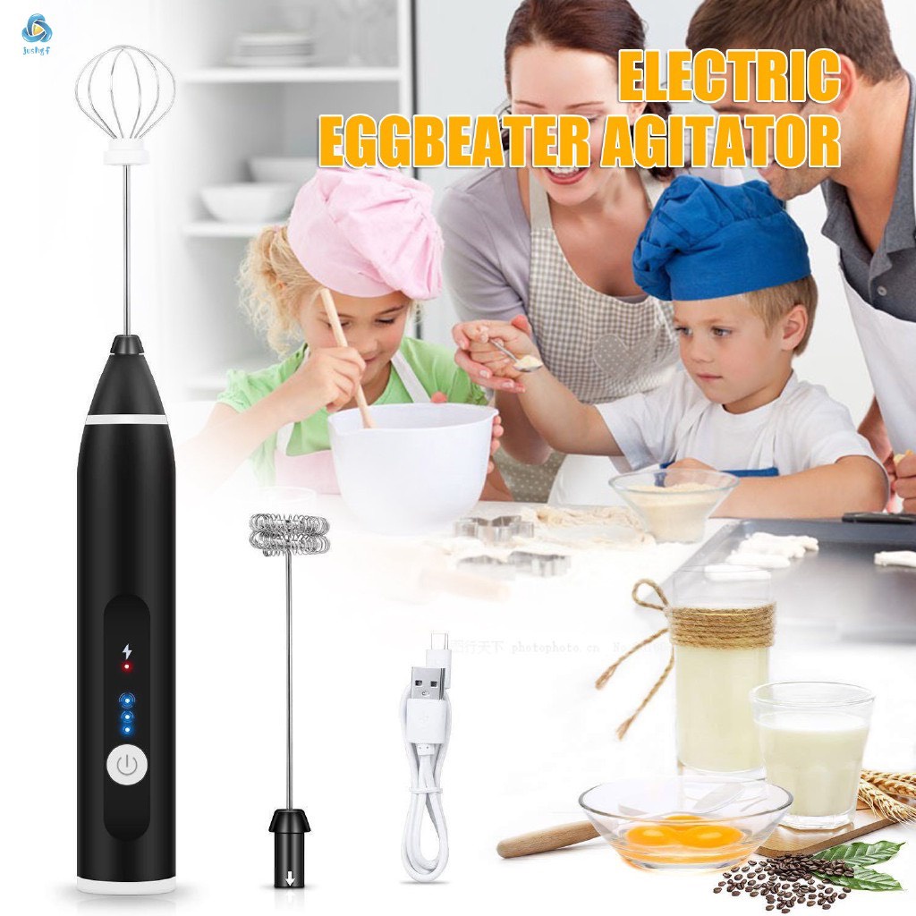 Máy tạo bọt cà phê, đánh trứng, đánh sữa cầm tay 3 tốc độ siêu bền, tiện dụng. Có kèm dây sạc điện