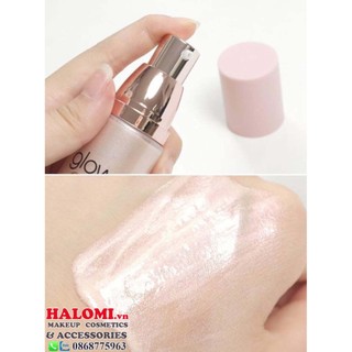 Kem lót Glow On bắt sáng lót bóng Hàn chính hãng HALOMI gồm 3 tone màu TRANCI