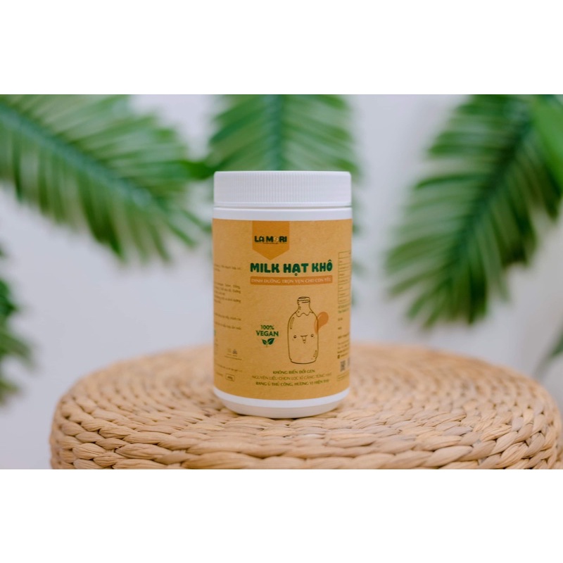 Milk Hạt Khô Không Đường vị nguyên bản 500g - Có đường vị socola