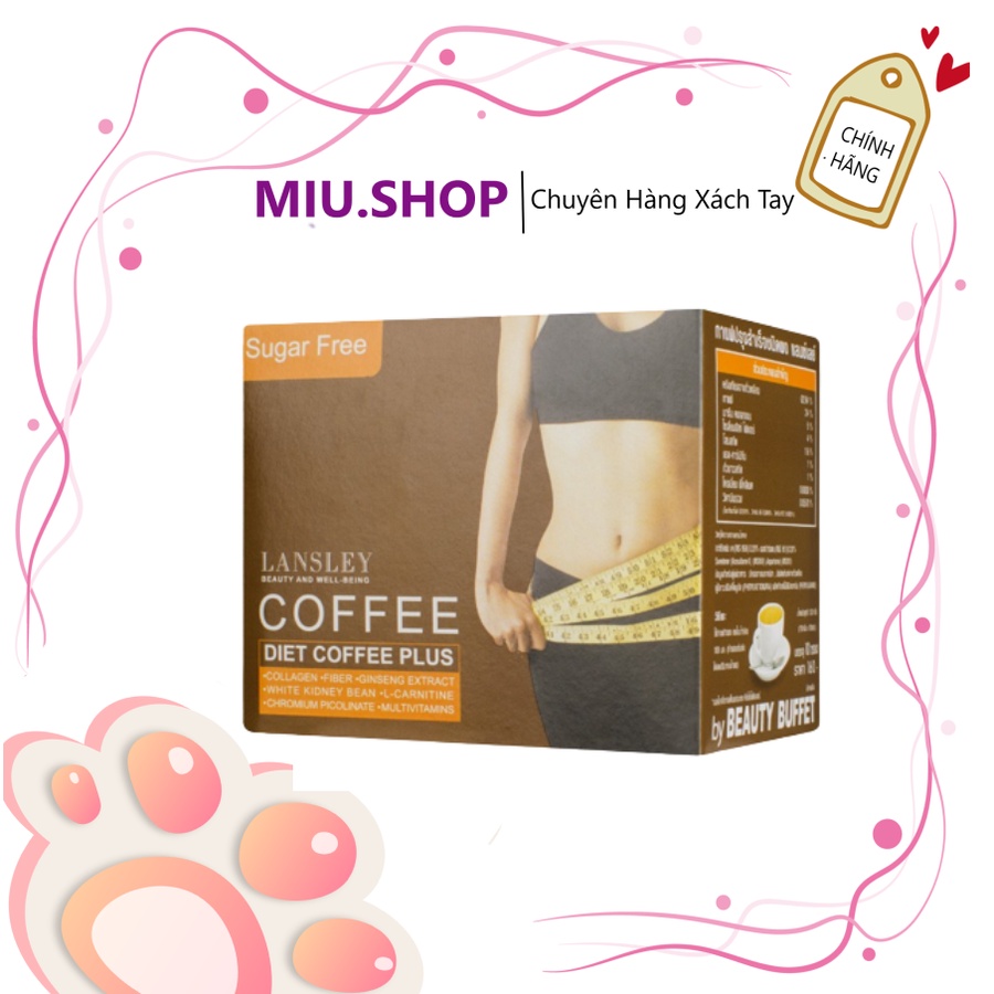 Cà phê giảm cân giữ dáng đẹp da Lansley Diet Coffee Plus Thái Lan