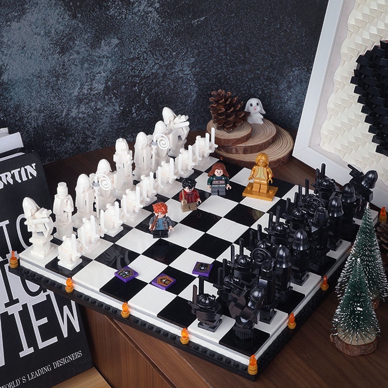 Đồ Chơi Mô Hình 3D Lắp Ráp Harry Potter Bàn Cờ Vua Hogwarts