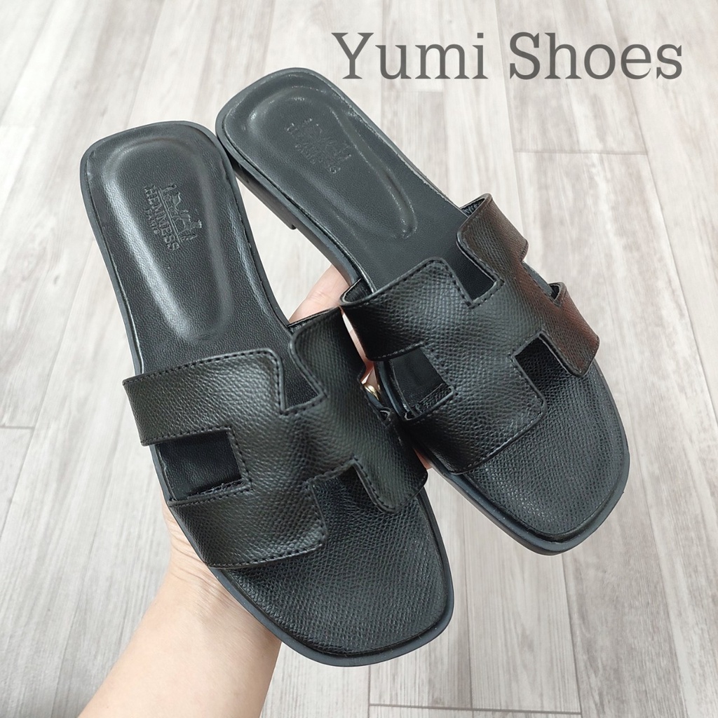 Dép Hm Nữ Thời Trang Chữ H Các Màu Thời Trang Đế Vân Gỗ Dập Logo, Quai Da Sần, Giá Chuẩn So Với Chất Lượng Loại 1 Feship