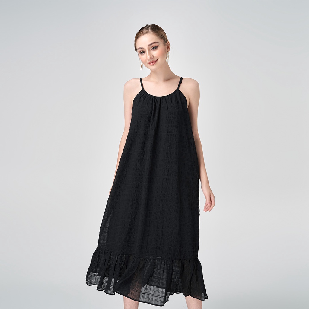 Đầm Maxi 2 dây hở lưng che bụng có túi, chất vải đũi xịn 2 lớp co dãn, đầm, váy cho bà bầu, người béo bụng - Lily Store | BigBuy360 - bigbuy360.vn