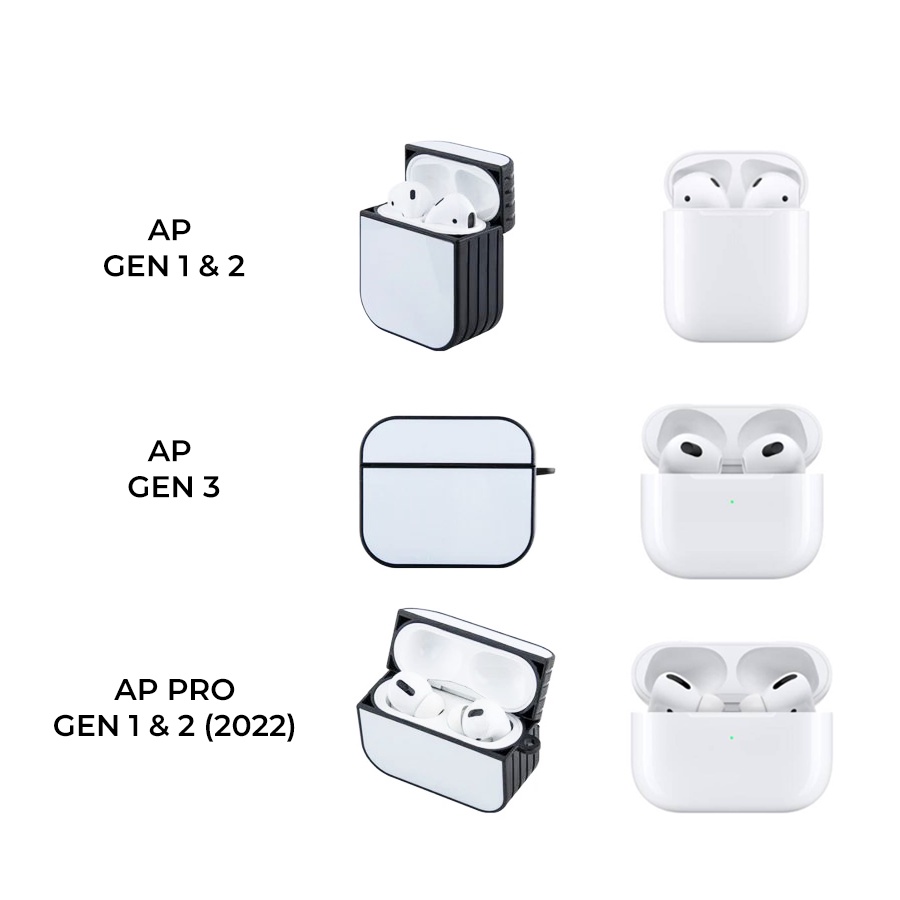 Combo Ốp lưng iPhone và Case Airpods Unique Case họa tiết Giáng Sinh CB017