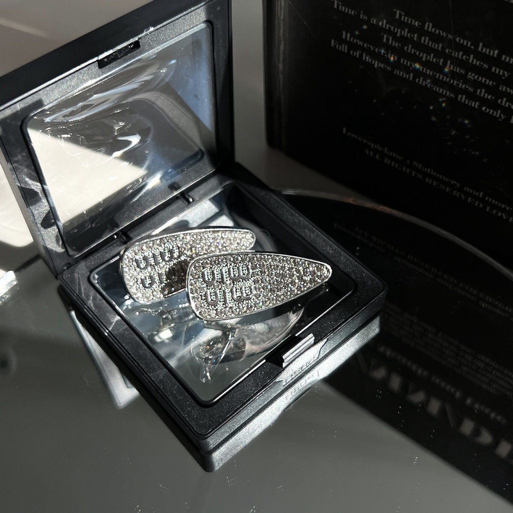 Kẹp Tóc Đính Đá Chữ Thời Trang Sang Trọng Cho Nữ