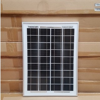 Pin năng lượng mặt trời mono 10W-18V WorldEnergy (hàng chính hãng, bảo hành 12 năm)