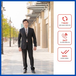 Bộ Vest Trung Niên,Vest niên tuổi đẹp chất liệu cao cấp ( tặng cà vạt)