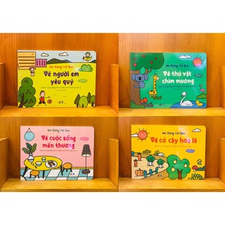 Sách - Combo Vẽ vạn vật từ những nét đơn giản (Trọn bộ 04 cuốn)
