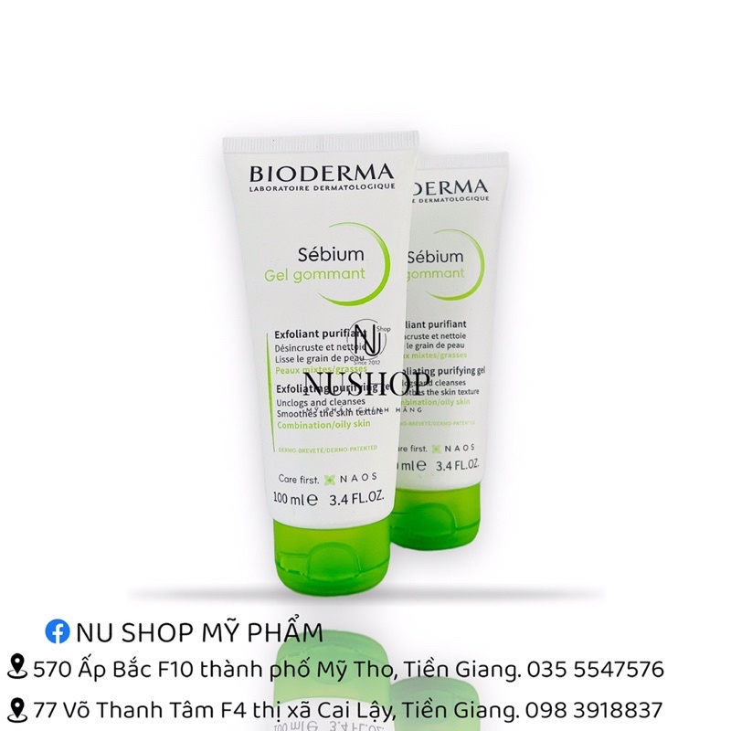 Gel Tẩy tế Bào chết Bio derma Sebium Gommant 100ml