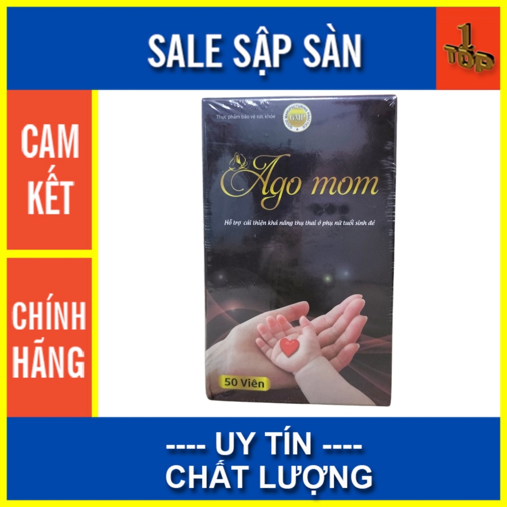 Ago Mom - Hỗ Trợ Tăng Cường Sức Khỏe - Hộp 50 Viên - Top 1 Pharmacy