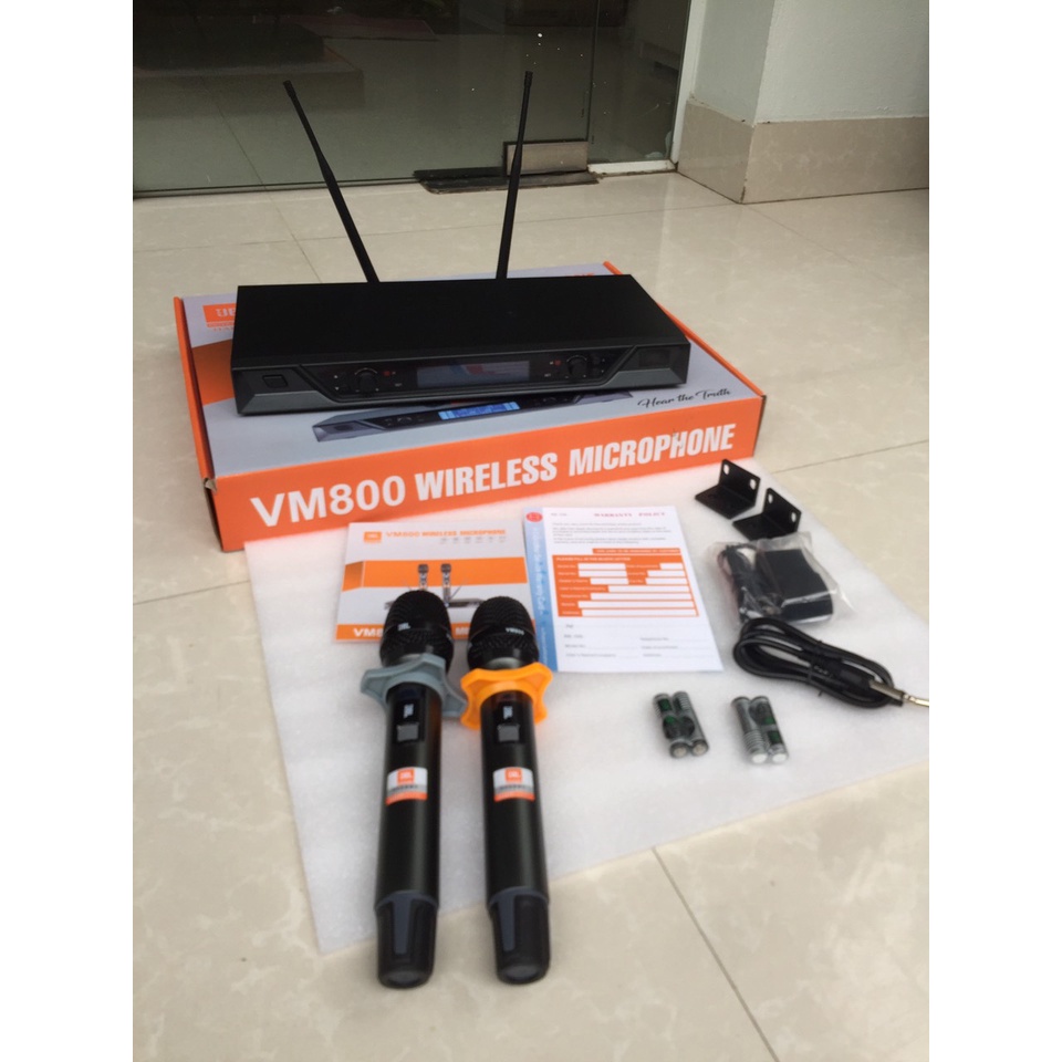 MIC KHÔNG DÂY JBL CÓ TỰ NGẮT HÀNG CAO CẤP BẢO HÀNH CHÍNH HÃNG - GIÁ 1 BỘ