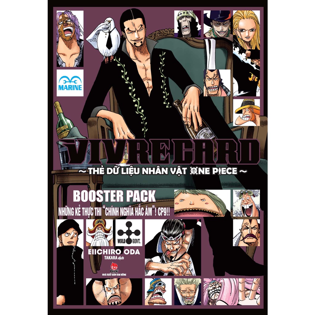 Truyện _ Vivre Card - Thẻ Dữ Liệu Nhân Vật One Piece Booster Pack - Những Kẻ Thực Thi "Chính Nghĩa Hắc Ám"! CP9!!