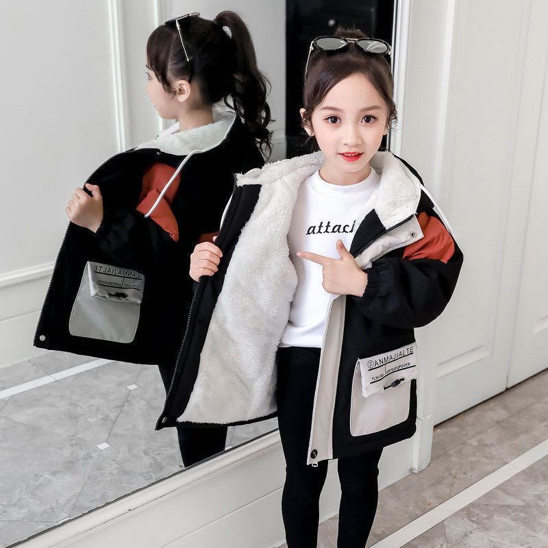 Áo Khoác hoodie In Hình Cô Gái Anime Thời Trang Thu Đông Mới 2021 Cỡ Vừa Và Lớn Dành Cho Bé Gái 11 Tuổi