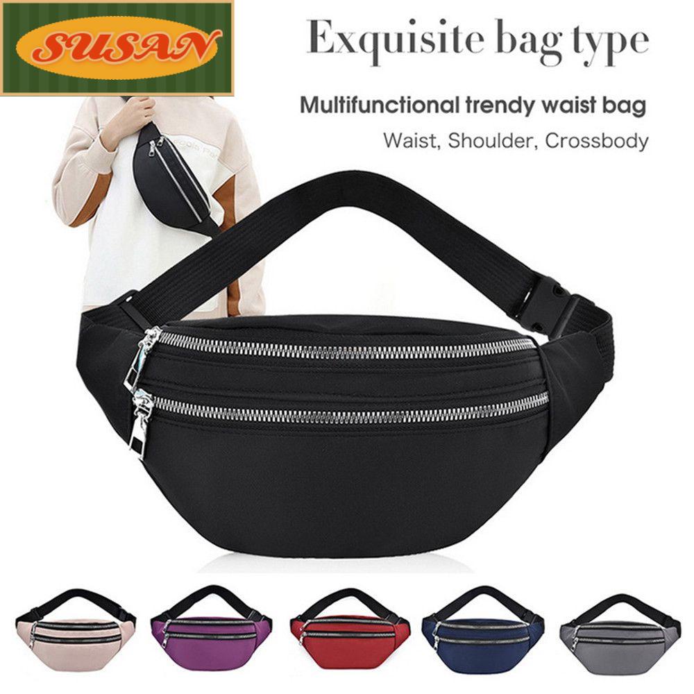 Túi đeo chéo ngực / đeo hông với ngăn chứa lớn chống thấm nước thời trang cho nam và nữ