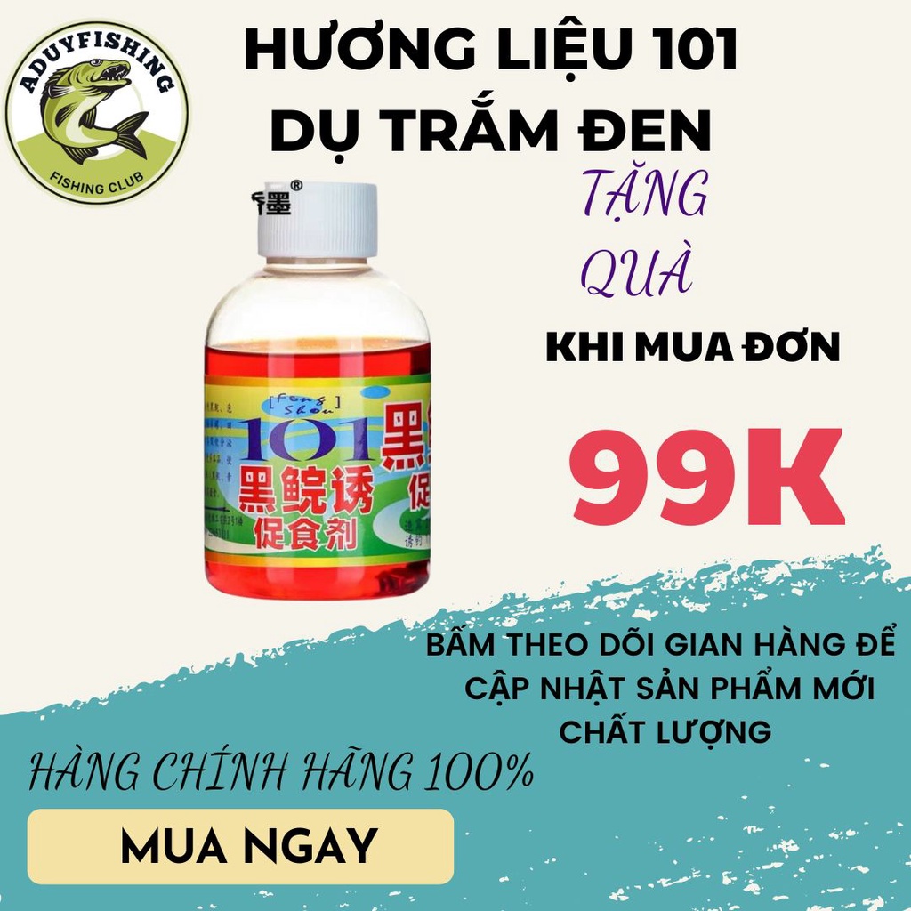 Tinh chất, tinh mùi hương liệu  dụ trắm đen 101