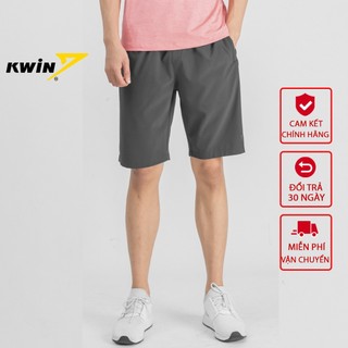 Quần short nam KWIN dáng thể thao suông nhẹ chất liệu cao cấp thoáng mát co giãn thoải mái KSO011S9