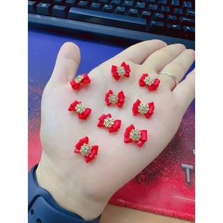 Nơ bột gắn móng siêu xinh (1 cái )