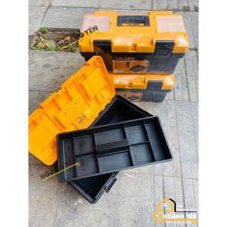 Thùng hộp đồ nghề dụng cụ cơ khí 17inch tolsen 80201- hàng chất lượng xuất khẩu châu âu