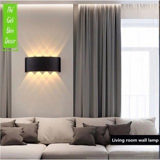 Đèn tường 2 đầu 8 mắt ,đèn hắt tường sân vườn,cầu thang 8W (đủ W)