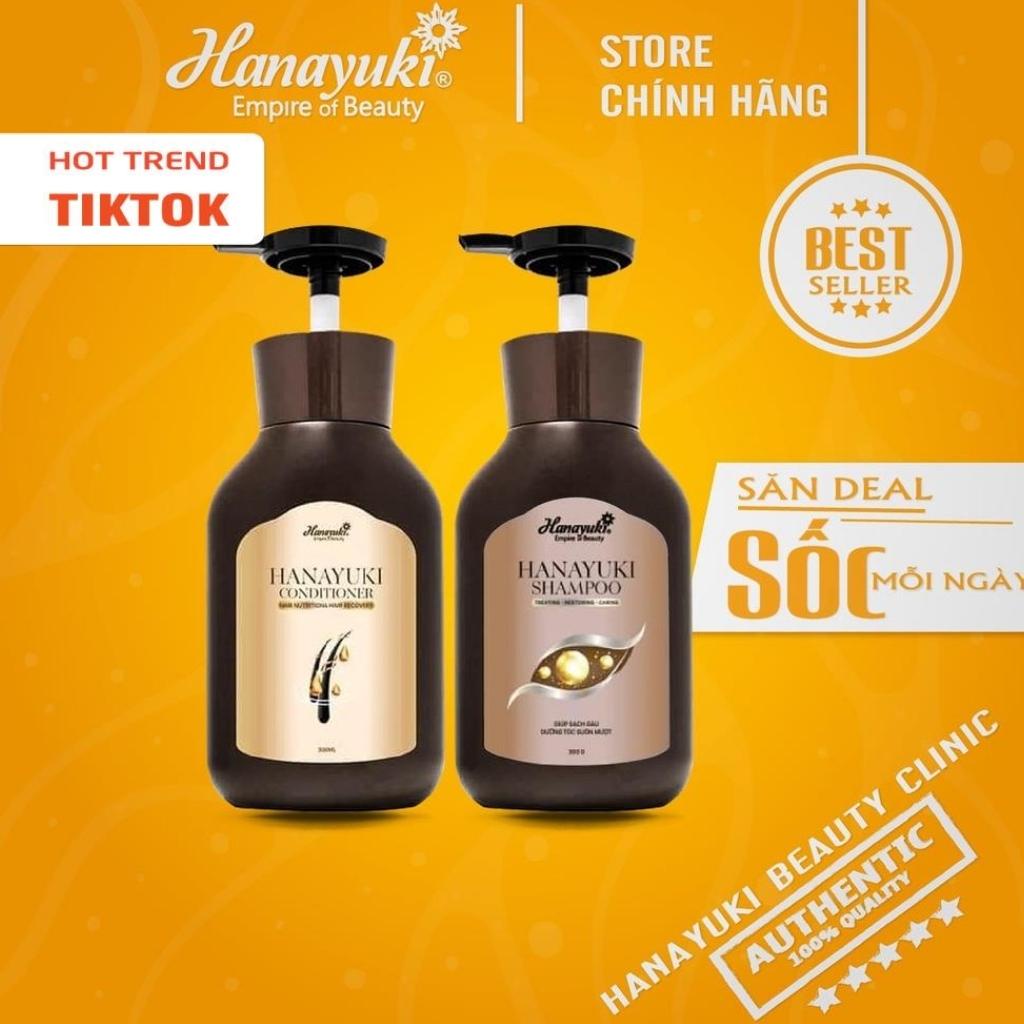 Dầu Xả Hanayuki Conditioner Ngăn Ngừa Rụng Tóc Kích Thích Mọc Tóc Hanayuki Chính Hãng