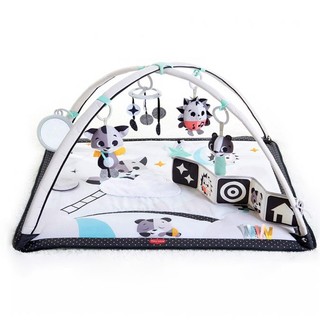 Thảm nhạc thông minh cao cấp cho bé nằm chơi Tiny Love Gymini Black and White, kích thích giác quan và trí não của bé