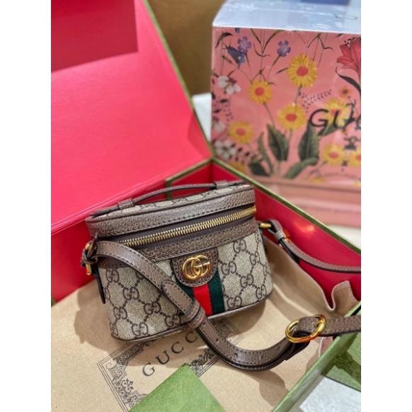 Túi quai xách Gucci mini size 16cm fullbox kèm dây đeo chéo