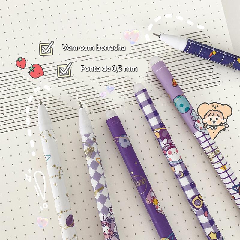 Bút Bi Ngòi 0.35mm Hình Thú Cưng Hoạt Hình Dễ Thương