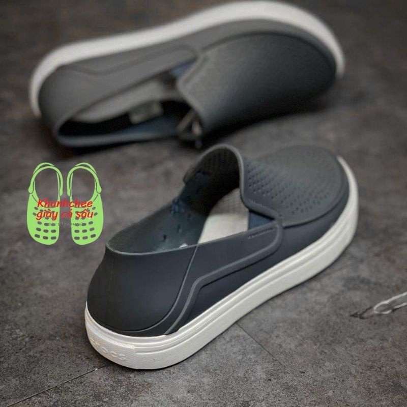 Giày Lười Nam Cross Citilane Roka Slipon Chất Liệu Đi Mưa - Màu Navy