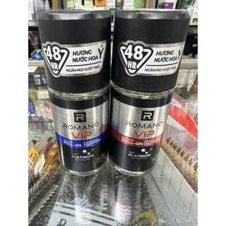 Lăn khử mùi nước hoa Romano Vip Platinum 48h 50ml