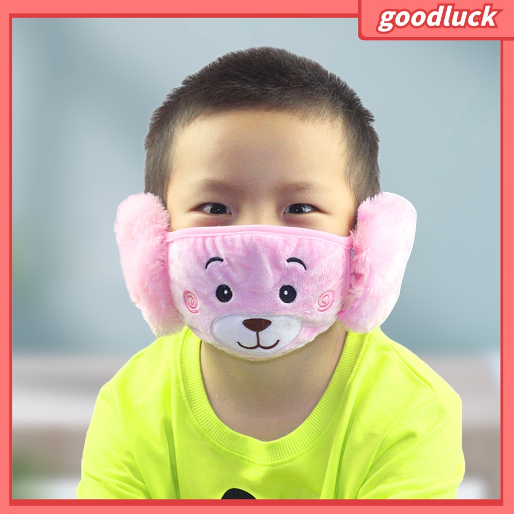 Khẩu Trang Bông Che Tai Chống Bụi Bảo Vệ Cho Bé