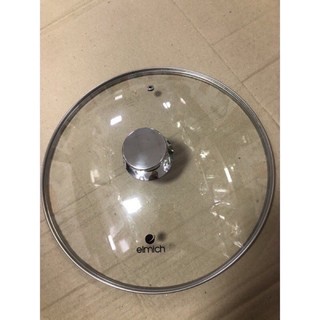 Nắp vung kính cường lực inox elmich 16cm 20cm 24cm 26cm 28cm 30cm cao cấp