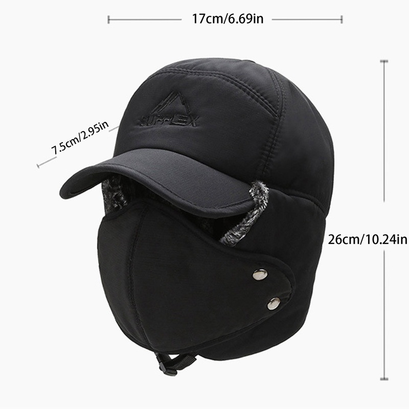 Ygt Mũ Giữ Nhiệt Nhung Dày Dặn Chống Gió Bảo Vệ Tai Thời Trang Mùa Đông Cho Cặp Đôi