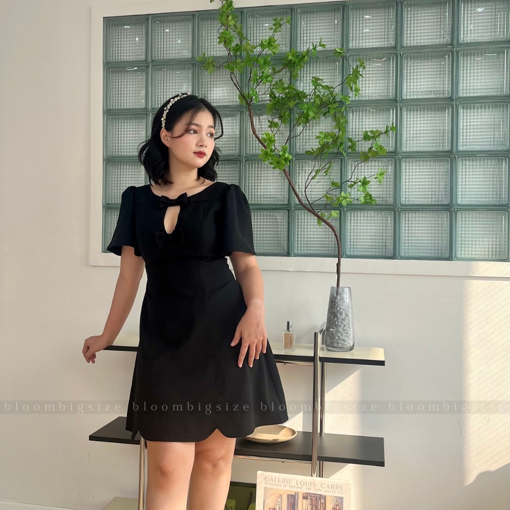 Váy Đầm BIGSIZE Khoét Ngực Hack Dáng