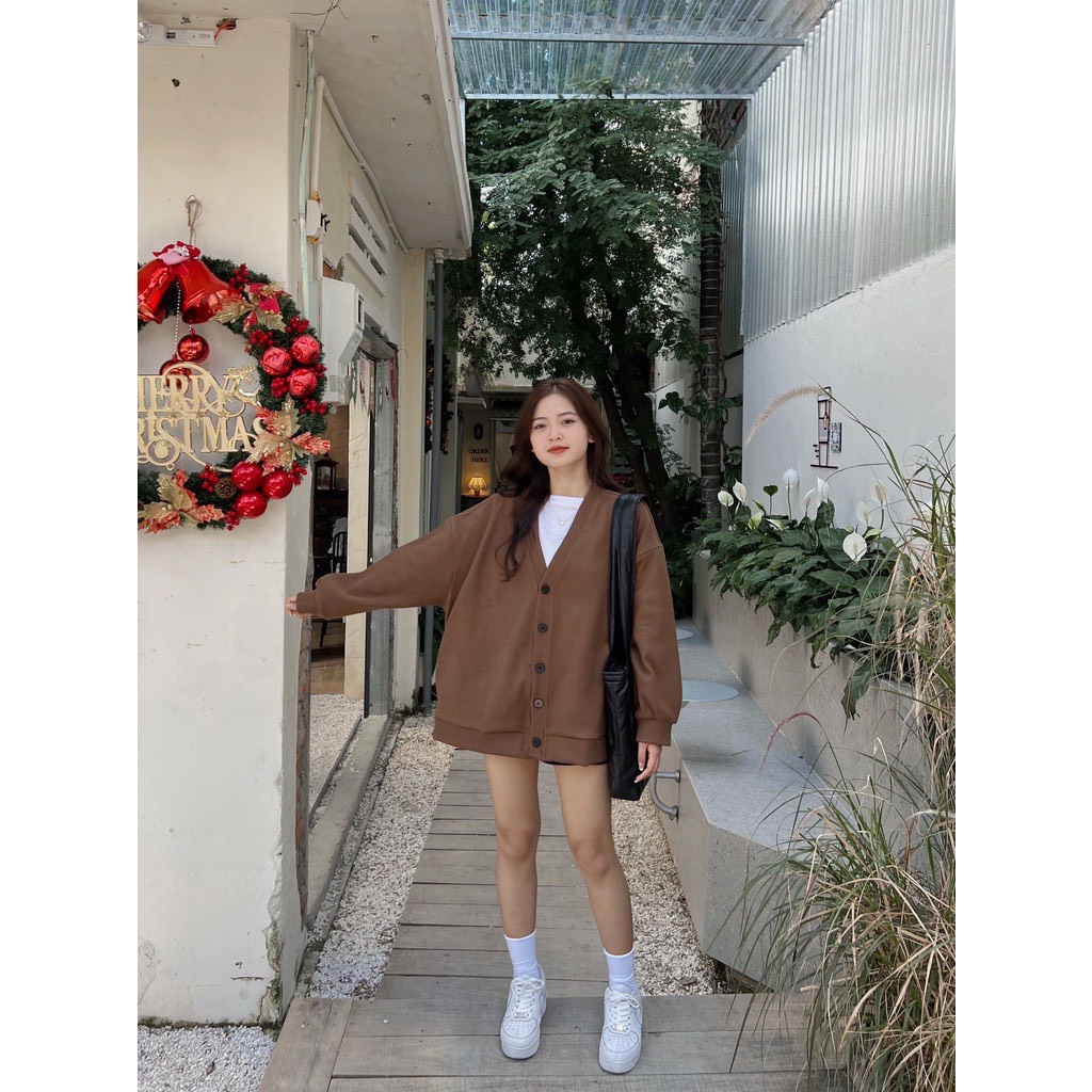 [SẴN/VIDEO] ÁO NỈ TĂM CADIGAN KHOÁC NGOÀI NHẸ CỰC YÊU