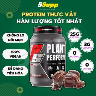 Protein plant perform , bột protein thực vật 100% vegan không chứa đậu nành, chính hãng 100%, loại 2lbs