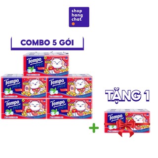 [COMBO 5 LỐC] Khăn giấy Tempo Petit Icy Menthol (Lốc 6 gói)
