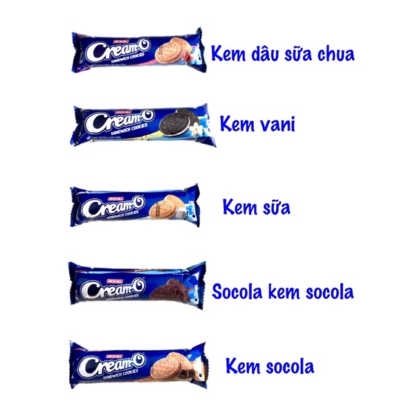 Bánh Cream O - 85g/thanh đủ vị