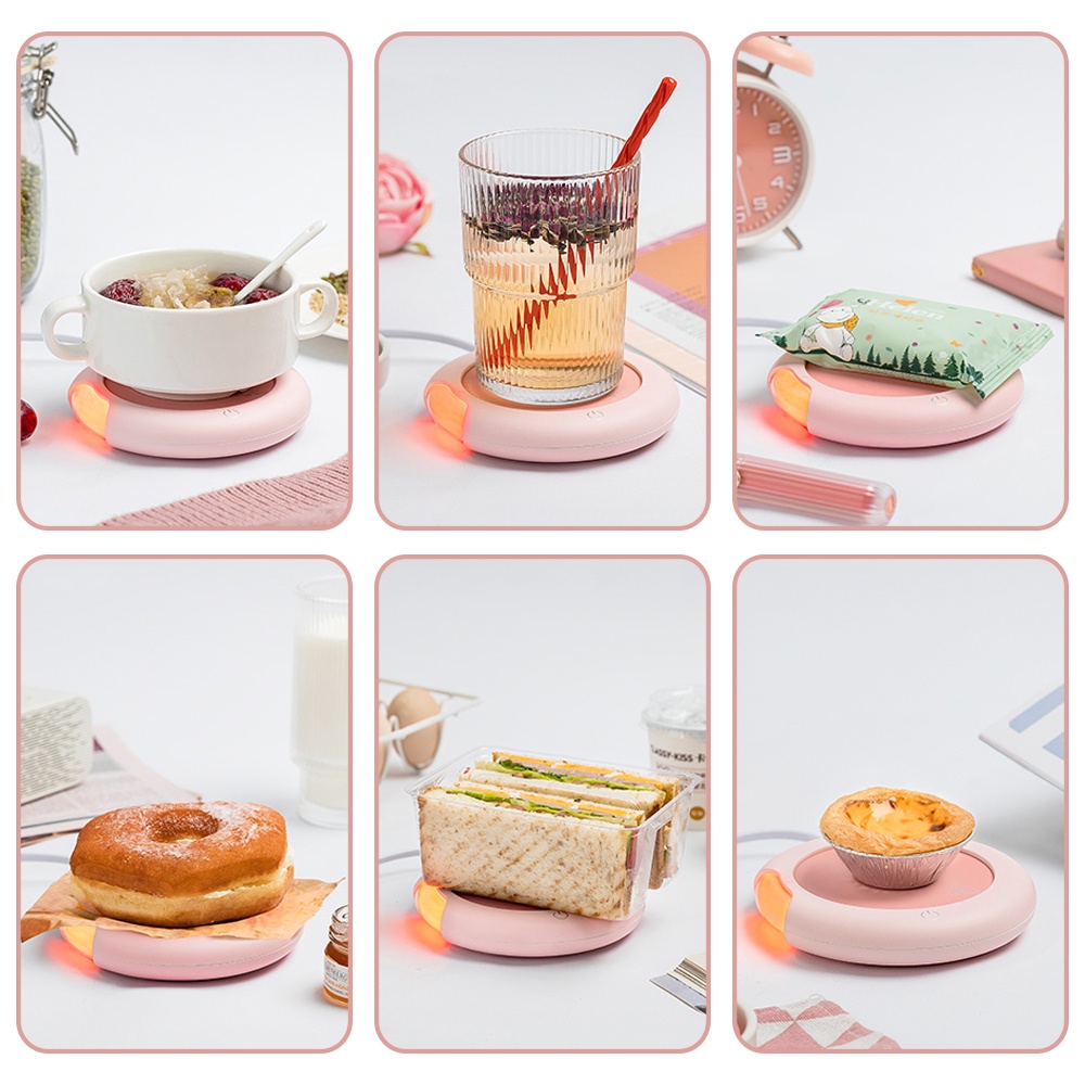 Đế Hâm Nóng Cốc Cà Phê Sữa / Trà Sữa Mini 3 Chế Độ 220V Thông Minh