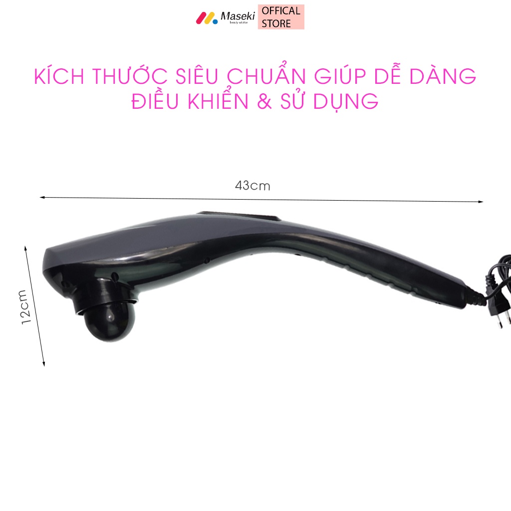 Máy đấm lưng massage cầm tay 6 đầu thay thế phiên bản cao cấp nhất 2022, BẢO HÀNH 12 THÁNG